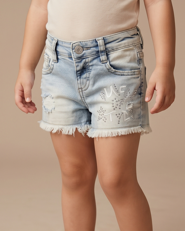 Girls Baby Jeans Short