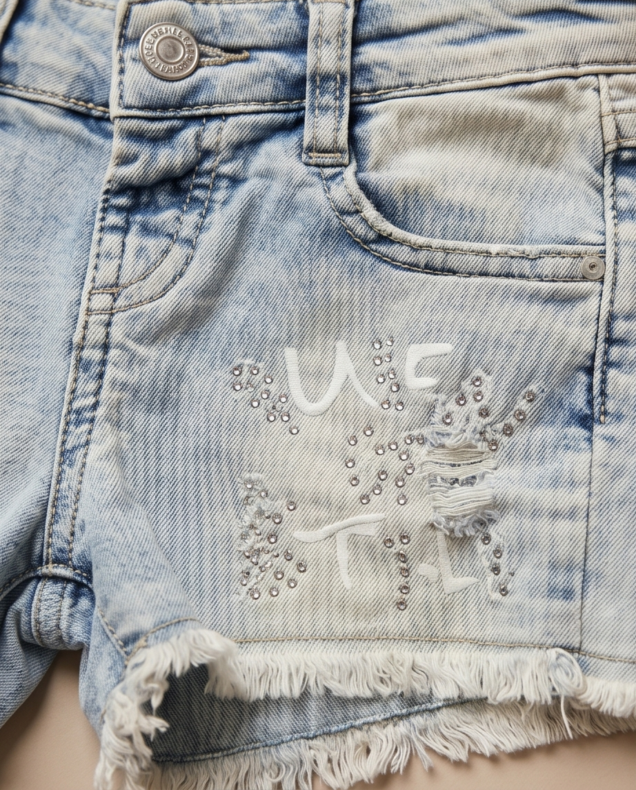 Girls Baby Jeans Short