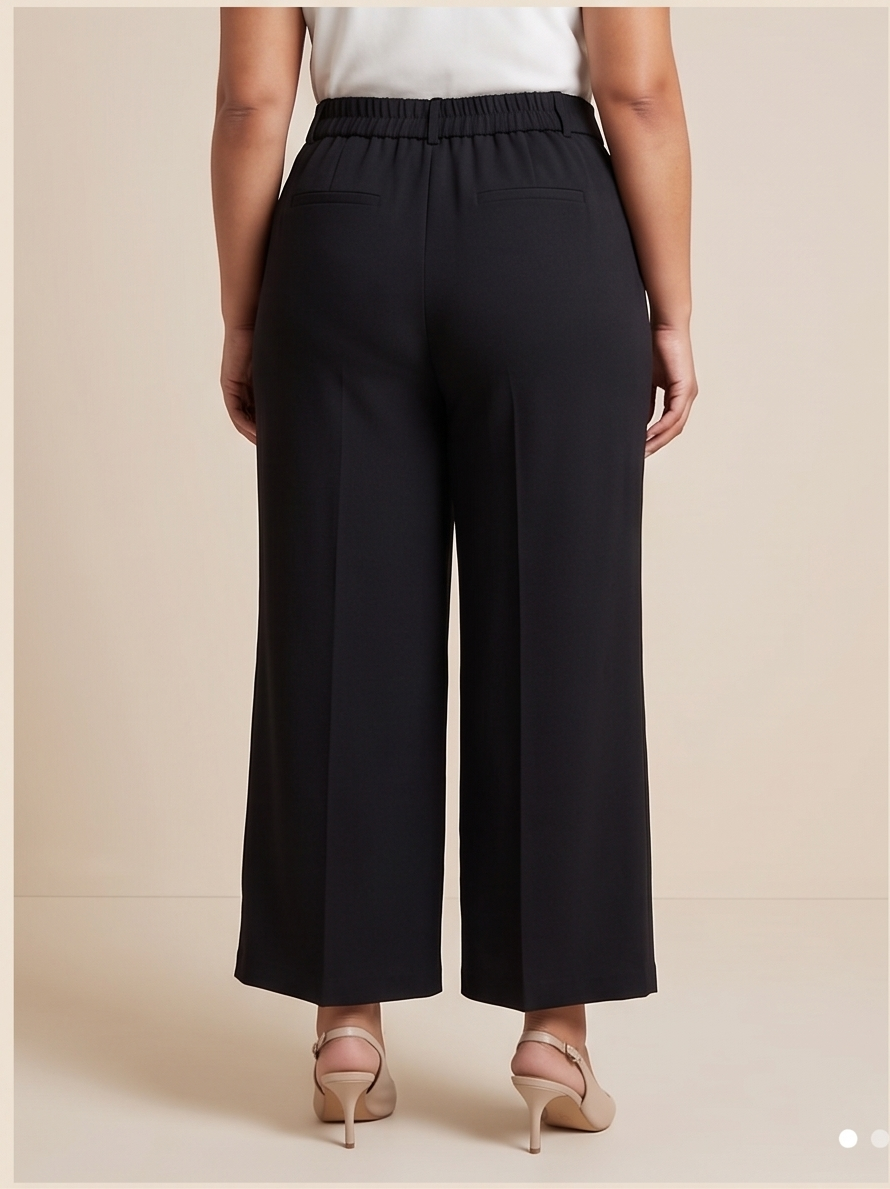Elegant High-Waisted Wide-Leg Trousers