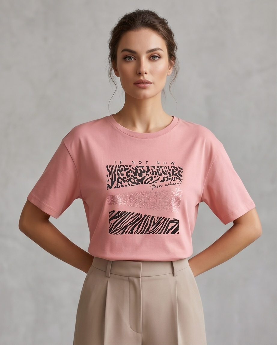 Women's Oversized Graphic T-Shirt - Comfortable & Stylish