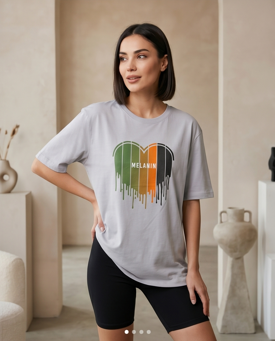 Women's Oversized Graphic T-Shirt - Comfortable &amp; Stylish