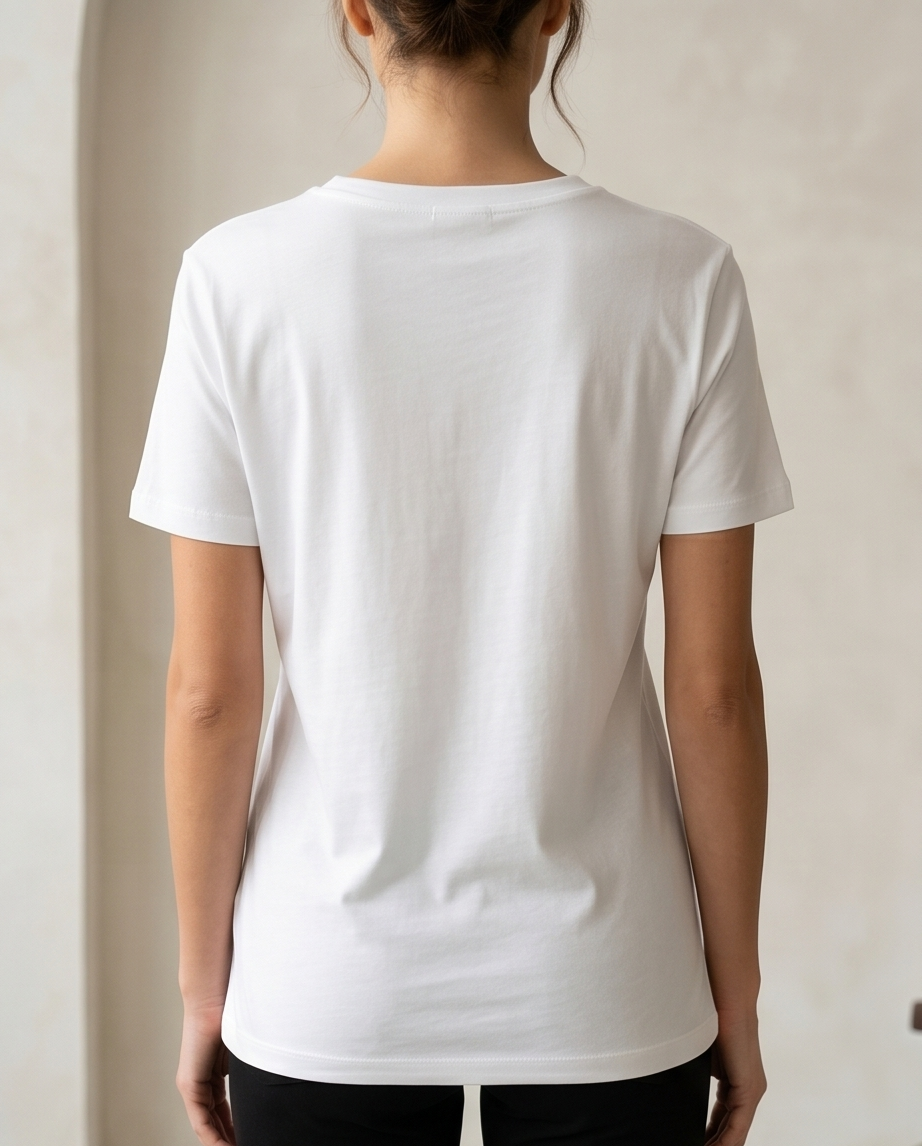 Women's Casual White 'Guess' Graphic T-Shirt