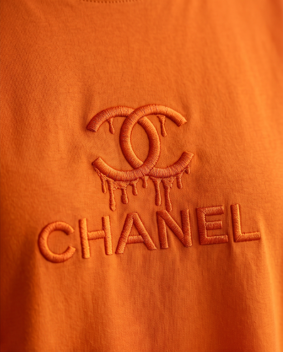 Women's Orange Oversized Comfortable T-shirt