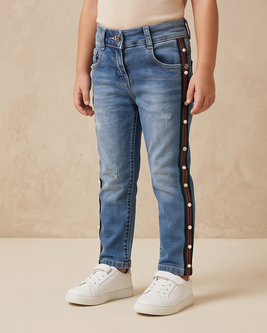 جینز أطفال بناتي — Outlet