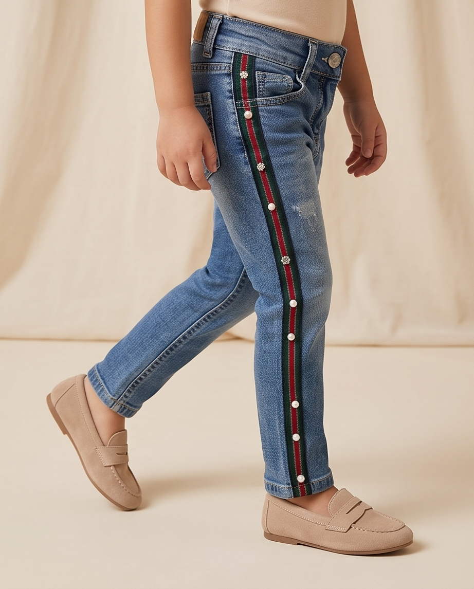 جینز أطفال بناتي — Outlet