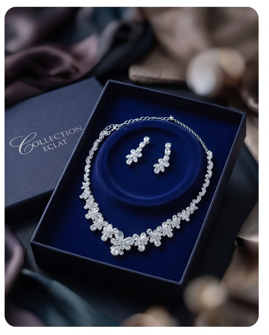 2pcs Crystal Set - 100% Zircon⁠