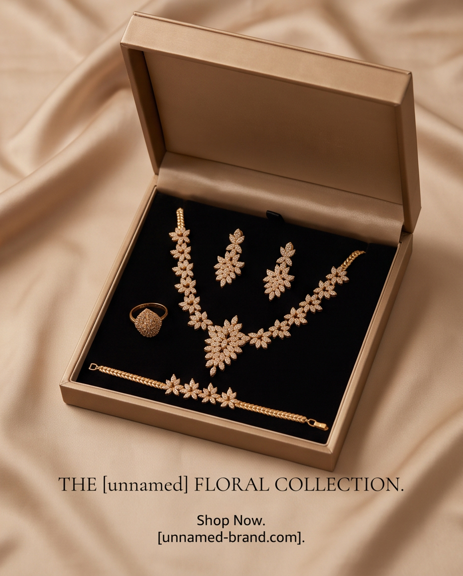 4pcs Crystal Set - 100% Zircon⁠
