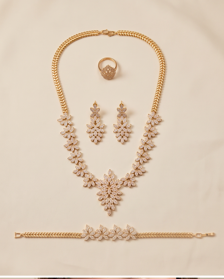 4pcs Crystal Set - 100% Zircon⁠