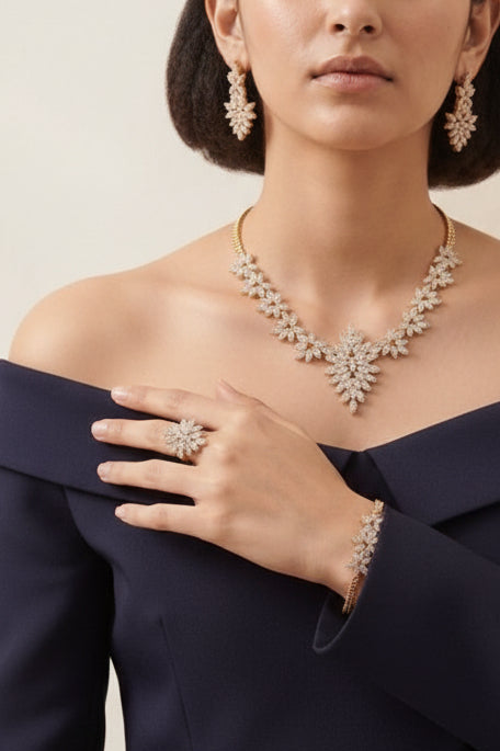 4pcs Crystal Set - 100% Zircon⁠