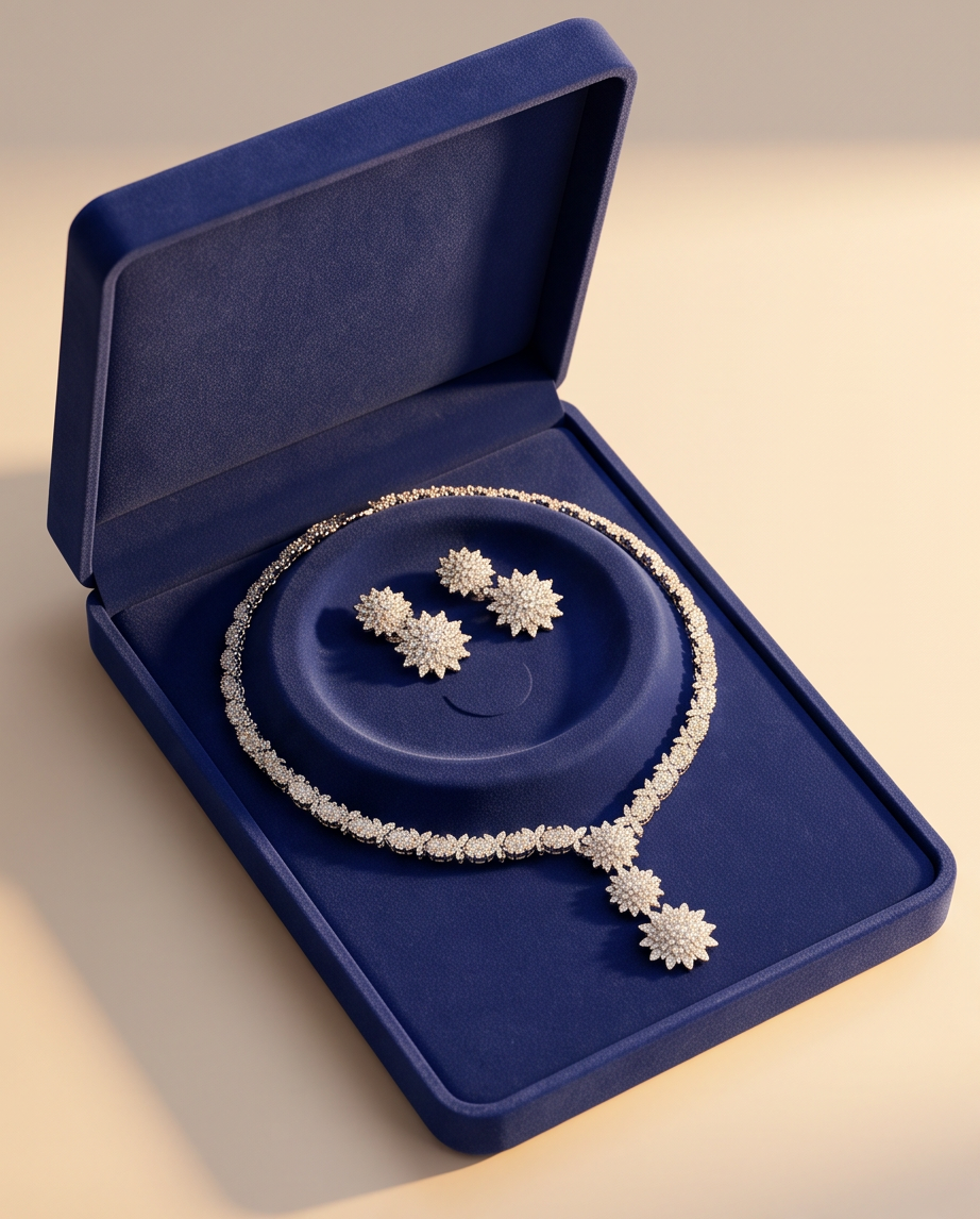 2pcs Crystal Set - 100% Zircon