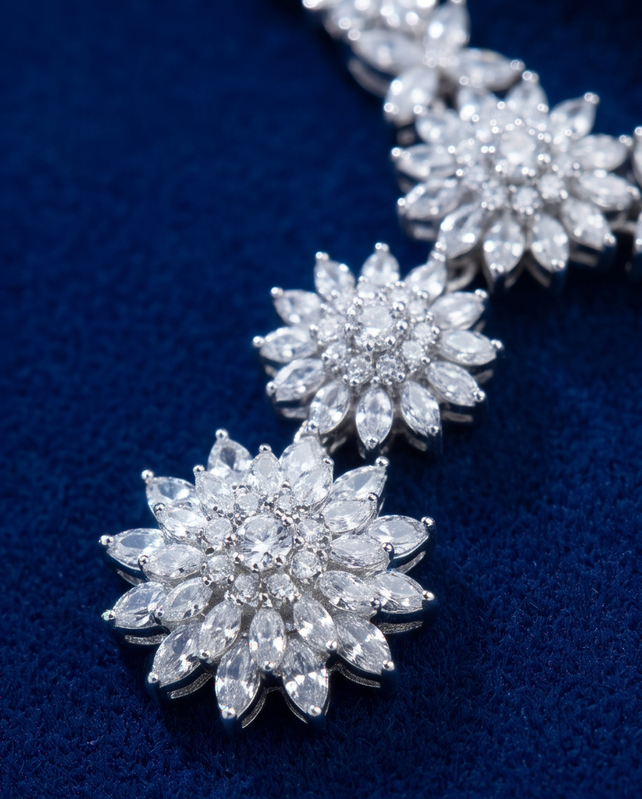 2pcs Crystal Set - 100% Zircon
