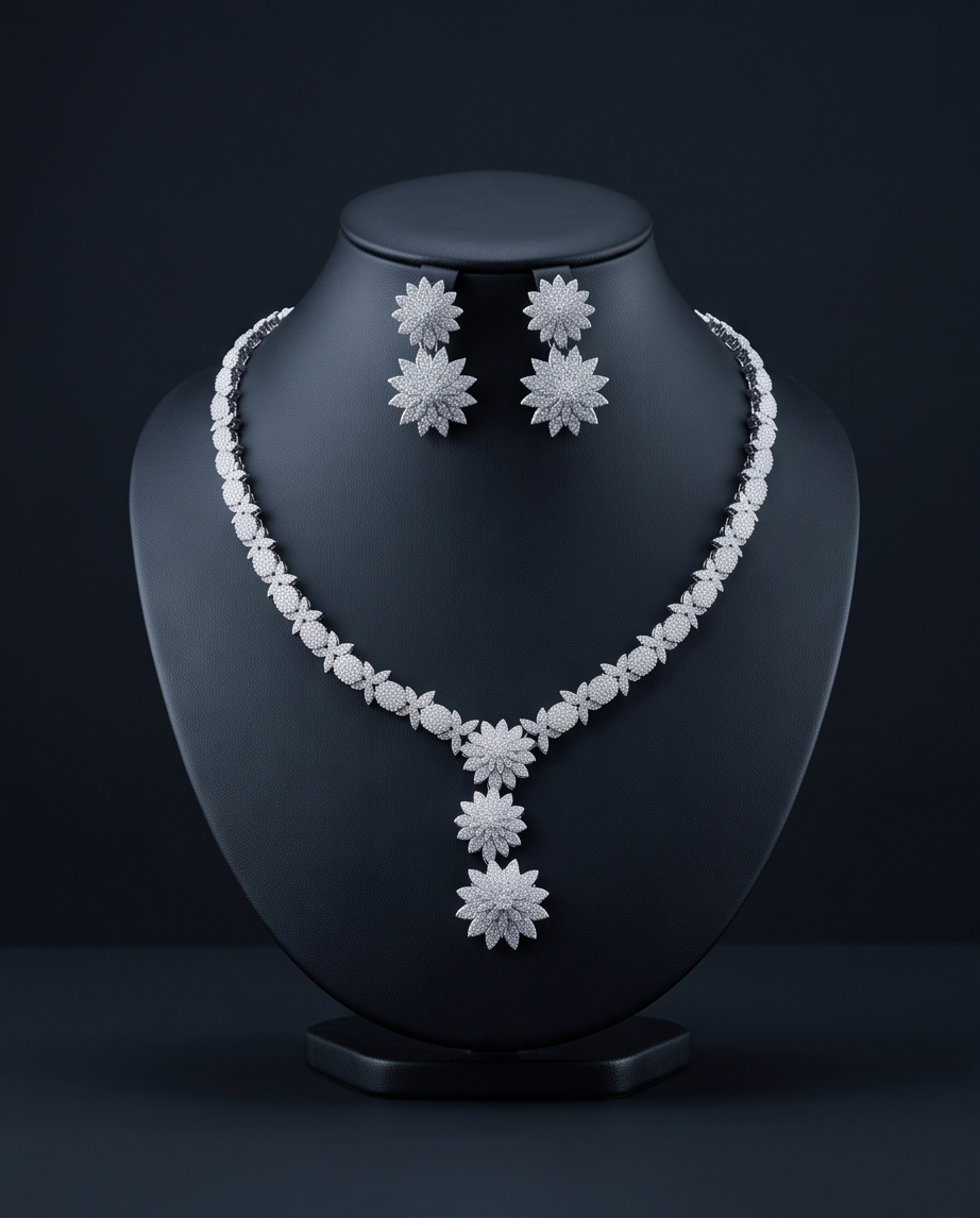 2pcs Crystal Set - 100% Zircon