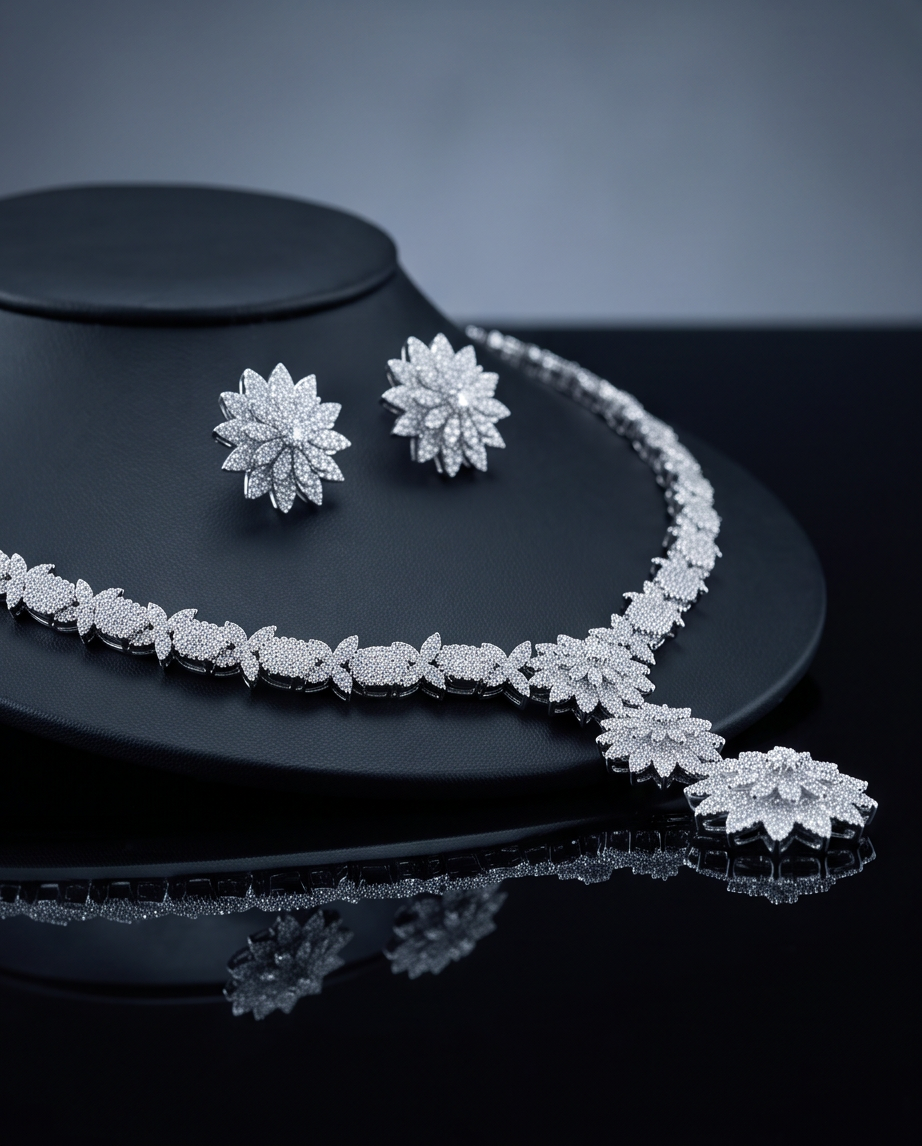 2pcs Crystal Set - 100% Zircon