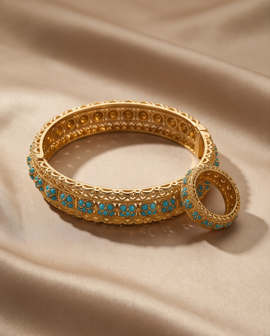 2pcs Crystal Set - 100% Zircon
