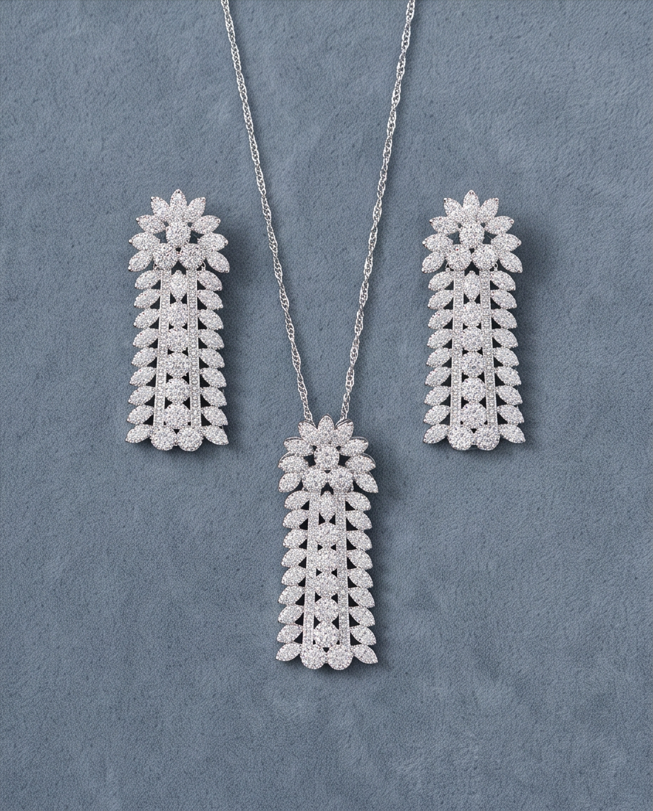 2pcs Crystal Set -  Zircon
