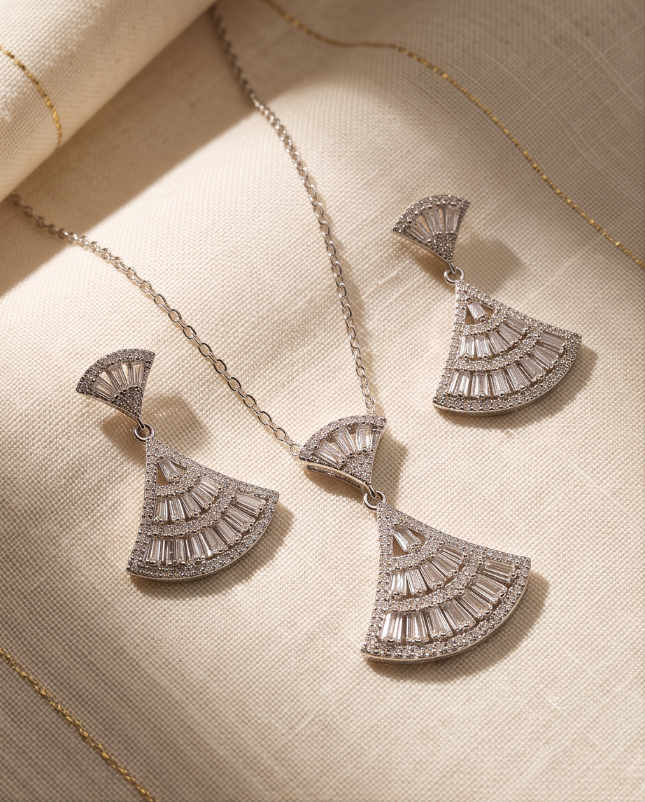 2pcs Crystal Set -  Zircon