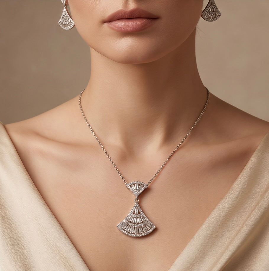2pcs Crystal Set -  Zircon