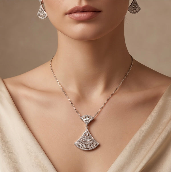 2pcs Crystal Set -  Zircon