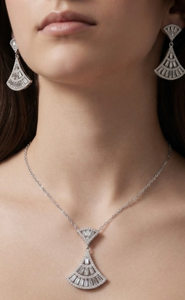 2pcs Crystal Set -  Zircon