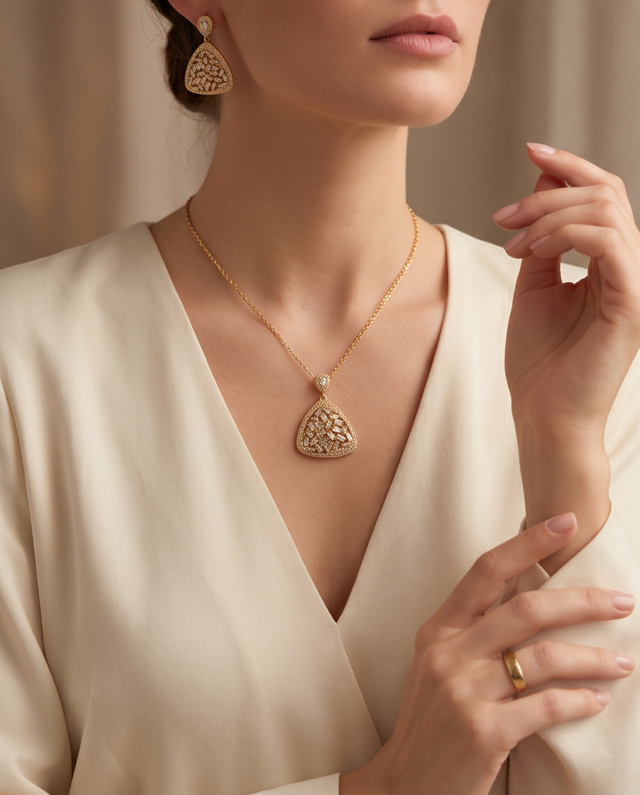 2pcs Crystal Set — zircon